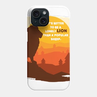 Lonely Lion Phone Case