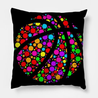 Dot day 2022 Colorful Basketball Boy International Dot Day Pillow