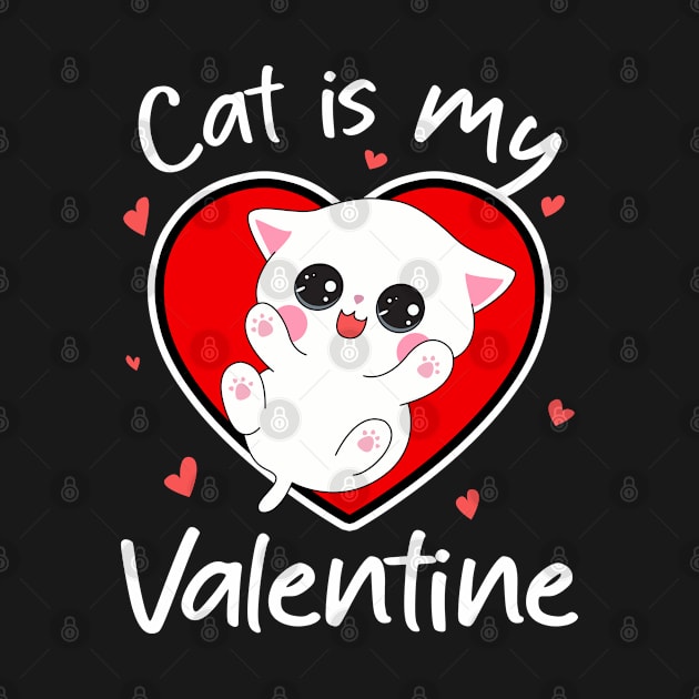 Cat is my valentine by snnt