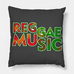 Reggae Music, Jamaica, Good Vibes Pillow