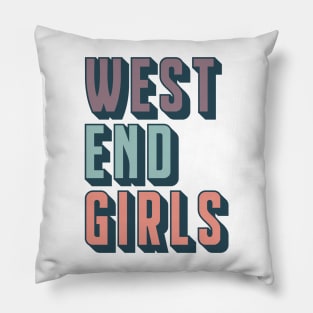 glasgow west end Pillow