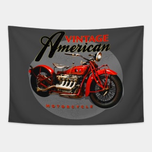 Vintage American Motorcycles Tapestry