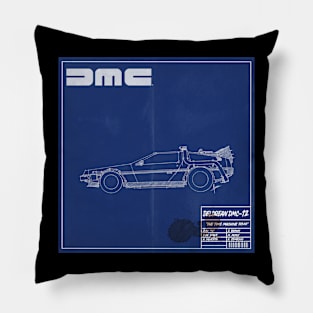 Back to the Future - DeLorean Schematic Pillow