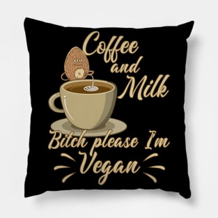 Vegan Vaganer Almond Milk Organic Milk Coffee Pillow