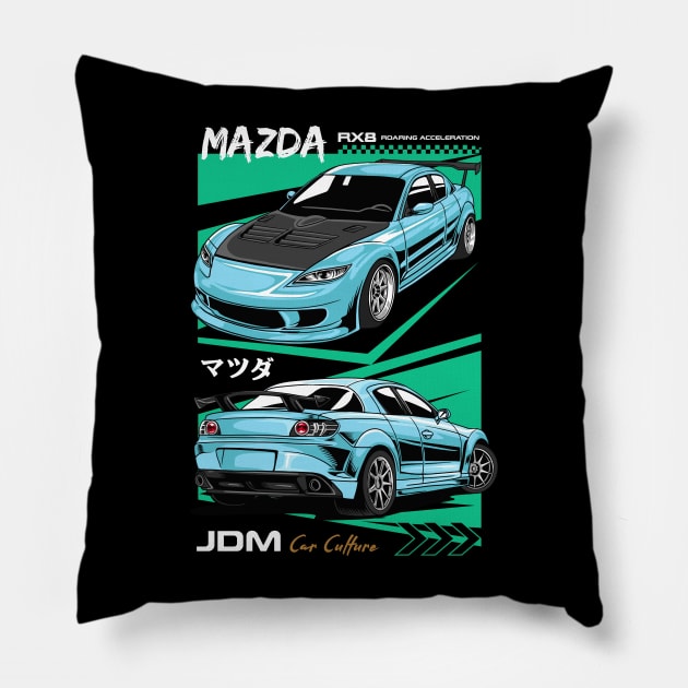 Innovative RX8 Design Pillow by Harrisaputra