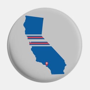 Los Angeles Baseball Pin