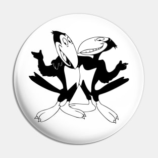 Heckle and Jeckle Pin