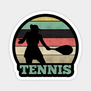 Tennis Retro Vintage Magnet