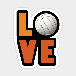 Girls volleyball love t shirt for women teens tweens Magnet