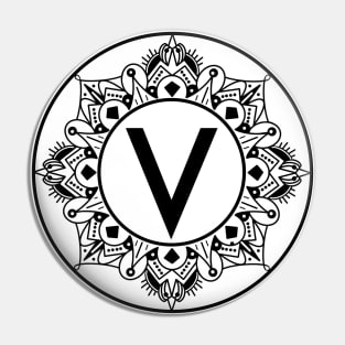 vedallion with circle Pin