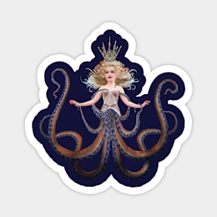 Queen Octopus Magnet