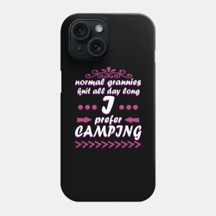 Grandma Retirement Caravan Pension Camping Phone Case