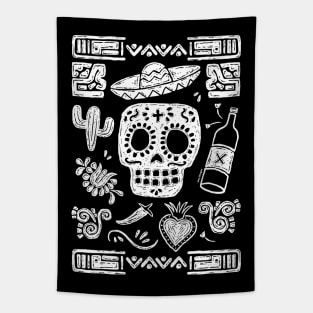 Día de los Muertos Tapestry