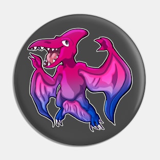 Pride Dino - Bisexual Pin