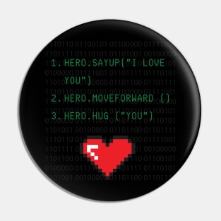 Coder's Love Pin