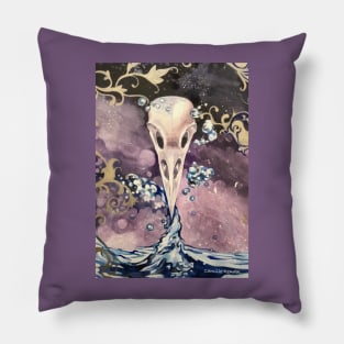 Turbulent Raven - small image Pillow