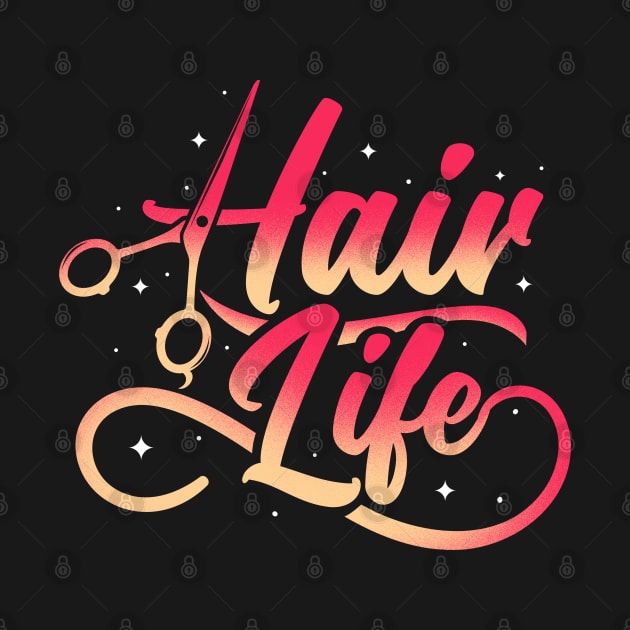 Hairstylist Salon Hairdresser Stylist Scissor Hair Life by keywhite