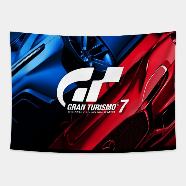 Gran Turismo 7 Tapestry by Pliax Lab