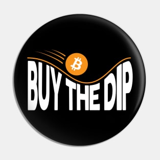 Buy The Dip Bitcoin Rollercoaster Pin