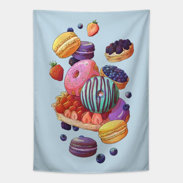 Sweet Treats Tapestry by Victoria Hamre