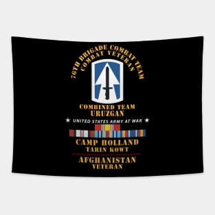 76th Brigade Combat Team - Camp Holland Afghanistan Vet w AFGHAN SVC X 300 Tapestry