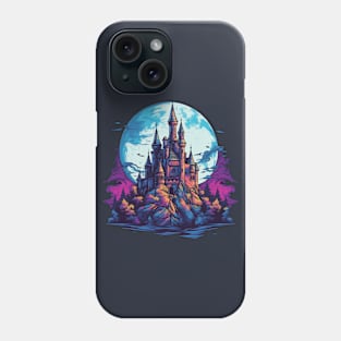 Moonlit Fortress: Castle Shadows Phone Case