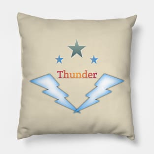 golden thunder Pillow