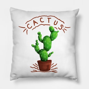 Cactus T-shirt Pillow