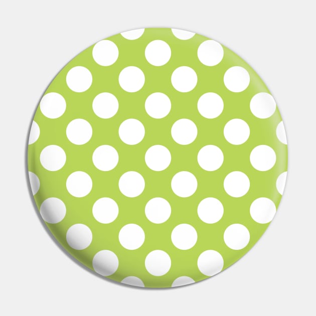 Green Polka Dots, Polka Dot Pattern, Dots, Dotted Pin by Jelena Dunčević