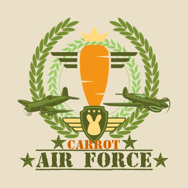 Carrot Air Force by Spacecoincoin