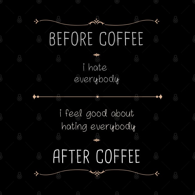 Before coffee/after coffee by gnomeapple