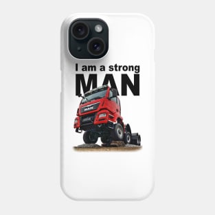 Strong MAN TGS 41.480 8x8 Black - Trucknology Days Phone Case