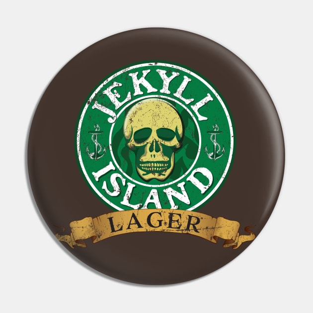 Jekyll Island Lager Pin by MindsparkCreative