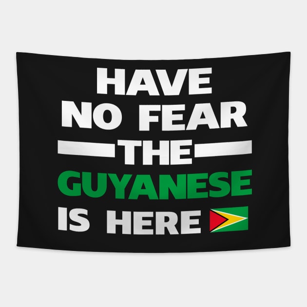 No Fear Guyanese Is Here Guyana Tapestry by lubashantae