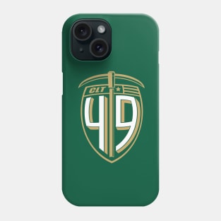 Charlotte 49ers shield Phone Case