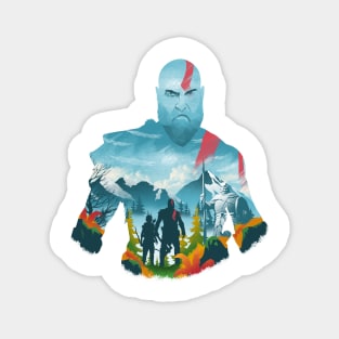 Kratos and Atreus Adventure Magnet