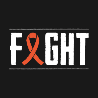 Leukemia Cancer Fight Cancer Ribbon T-Shirt