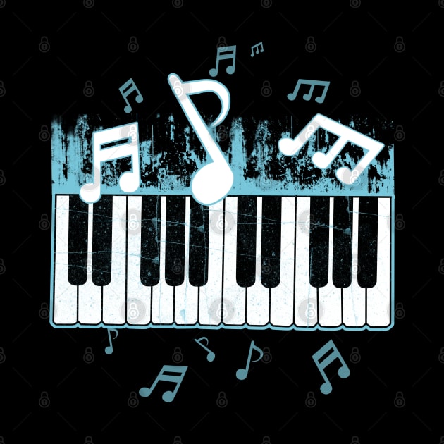 Awesome Piano Player Gift Keyboard Music Teacher Print by Linco