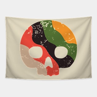 Fall Skull Dot Tapestry