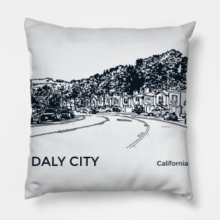 Daly City California Pillow