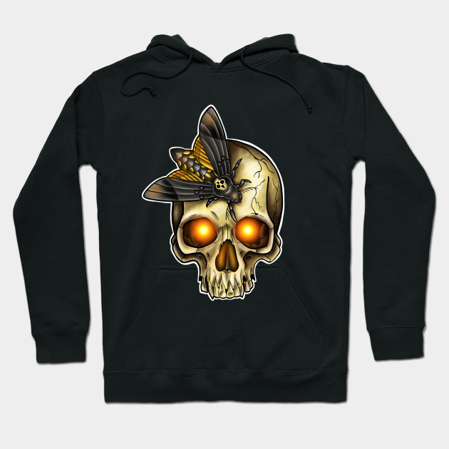 butterfly skull hoodie