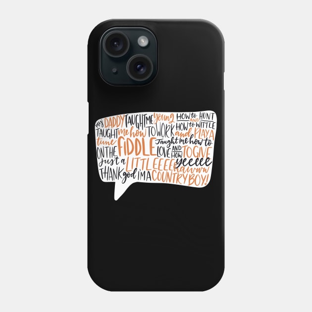 7th Inning Stretch Phone Case by The Letters mdn