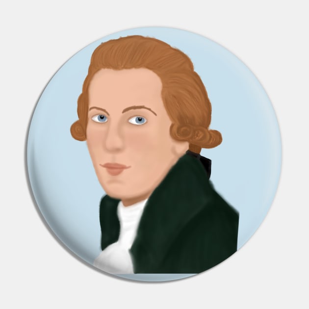 Young Thomas Jefferson Pin by Aeriskate