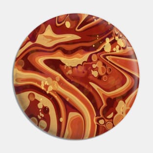 Melted Garfield Pin