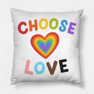 LGBT Pride Choose Love Pillow