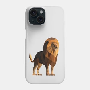 Geometric Lion Phone Case