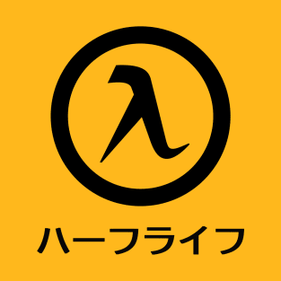 Half-Life Game Logo (Japanese Style) T-Shirt