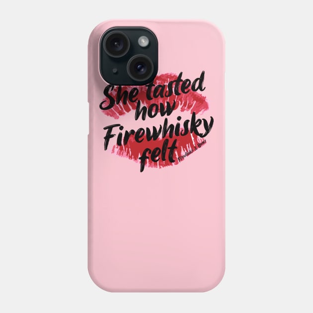 How Firewhisky Felt Phone Case by Firewhisky and Honey Podcast