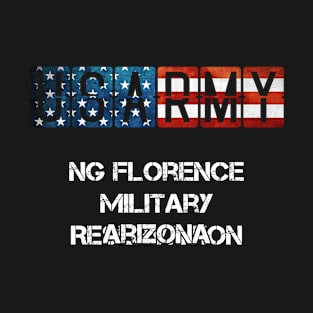 NG Florence Military Reservation Arizona US Flag Army T-Shirt