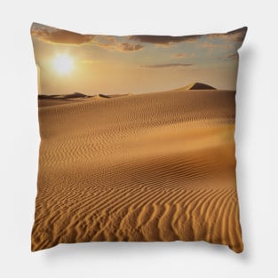 Desert sunset Pillow